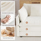 Beige Chenille 111.5 Inches Modular Sectional Sofa