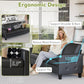 Black Seventy ThreeInch Three Seater Sofa For Living Room