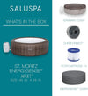 SaluSpa St Moritz Inflatable Hot Tub 7 Person 180 Jets
