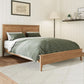 Premium Distressed Solid Wood FullSize Platform Bed