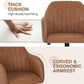 Height Adjustable Brown Ergonomic Office Desk Chair