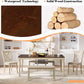 71 Inch Premium Solid Wood Dining Table Walnut Finish