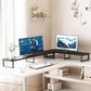 Black 45 Inch TV Riser Stand Cable Management System