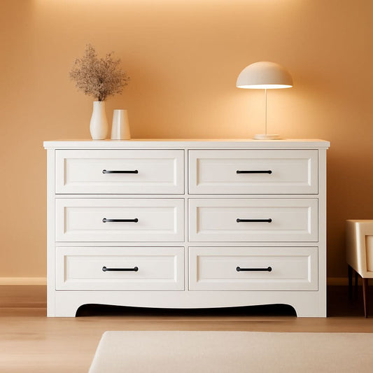 Six Drawer Dresser FortySevenInch Television Console