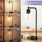 Industrial Touch Table Lamps Bundle Black 3 Way Dimmable USB