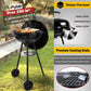 Industrial Grade Black 18Inch Kettle Grill Outdoor