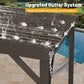 10x14 Ft WallMounted Gazebo WeatherproofRustResistant Hardtop