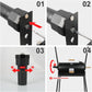 Portable Charcoal Grill With Thermometer Dual Sided