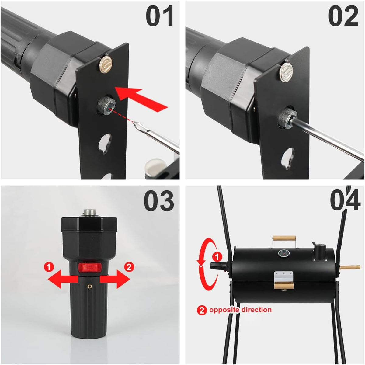 Portable Charcoal Grill With Thermometer Dual Sided