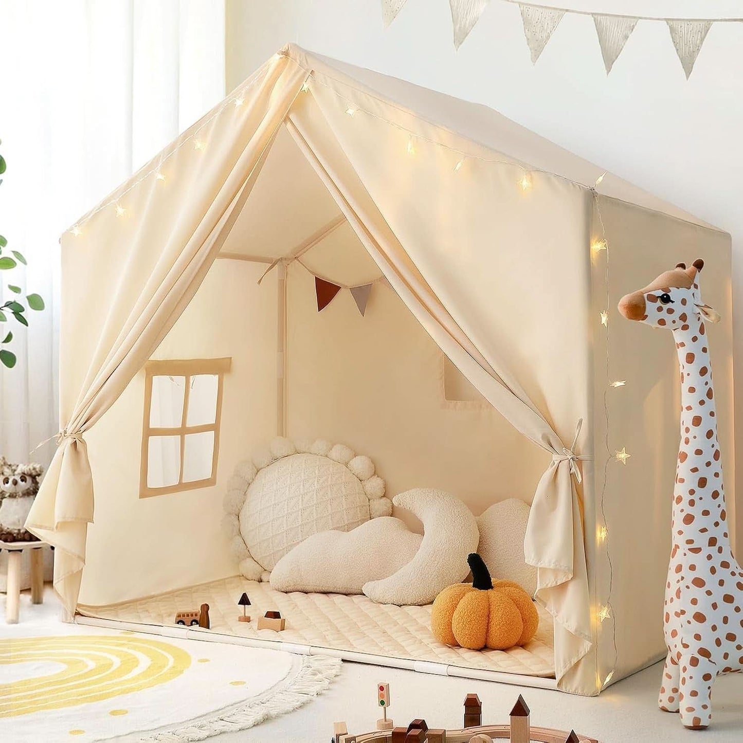 Oversized 52 Inches Pink Princess Indoor Playhouse