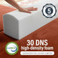 Modular Corduroy Fabric Ottoman Floor Sleeper Bed Orange