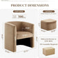 Luxurious Velvet Accent Chair With Storage Ottoman