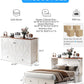 White Queen Murphy Versatile Cabinet Bed With Mattress