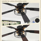 Farmhouse Rustic Ceiling Fan Featuring Remote Lighting