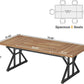 70.8 Inch Executive Desk Large Modern Home Office Desk