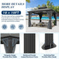 10x10 Outdoor Gazebo Weatherproof Privacy Curtains