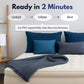 Queen Air Mattress With Integrated Pump Waterproof-4