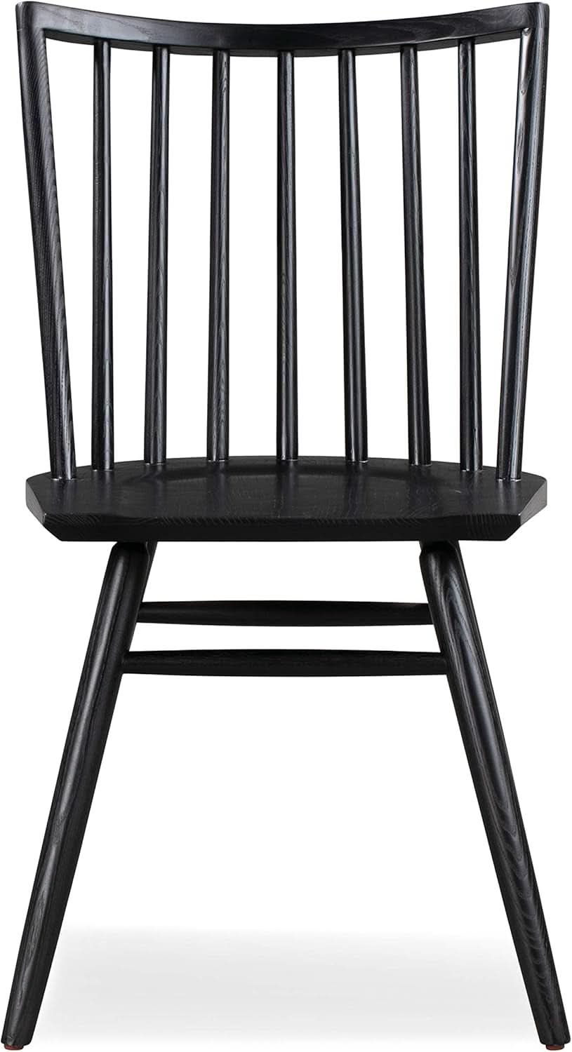 Talia Windsor UltraMatte Black Ashwood Dining Chair