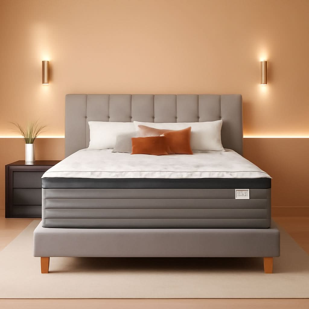 King Size Contemporary Memory Foam Hybrid Mattress-0