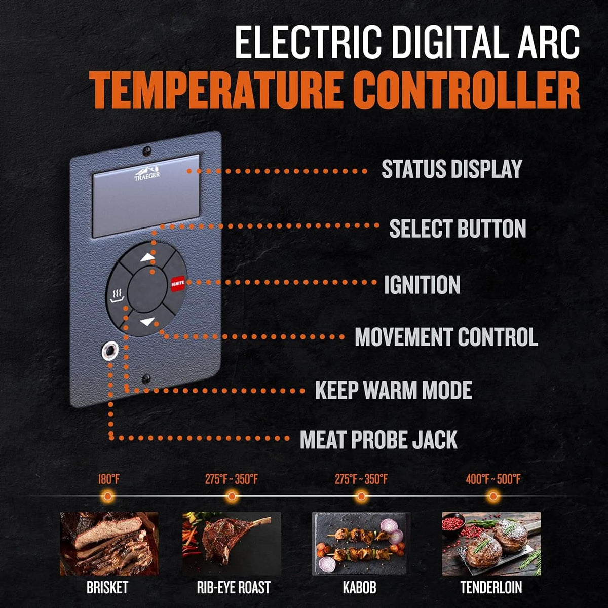 Portable Pellet Grill Ranger Digital Arc Controller