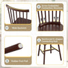 Brown Windsor Spindle Back SolidWood Dining Chairs
