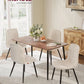 Cream-White Dining Chairs 4-Pack For Kitchen Modern