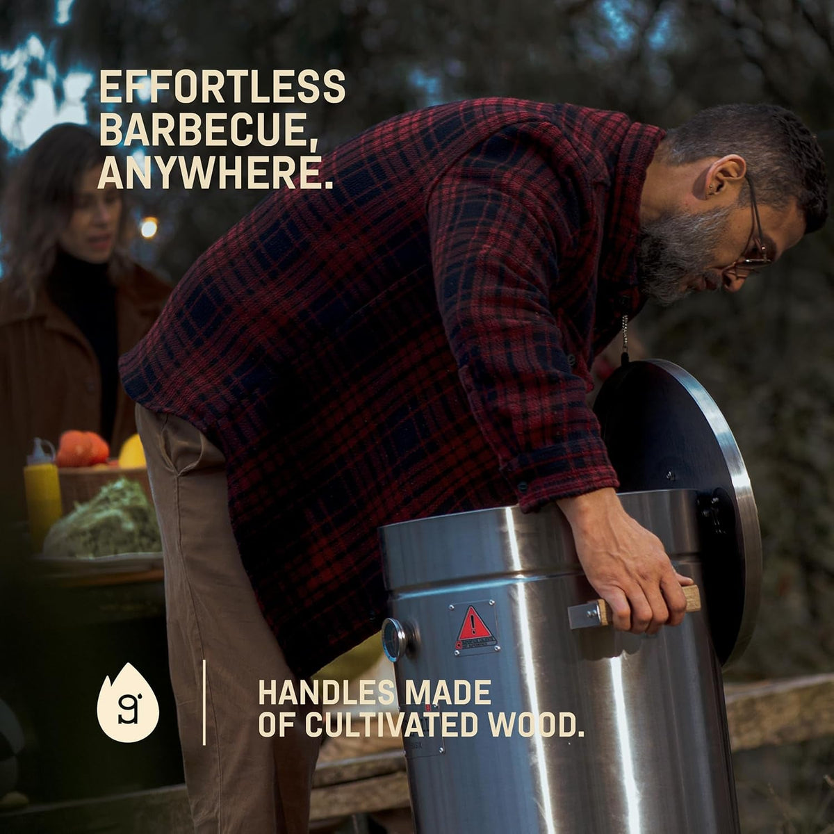 Stainless Steel Smoker Barrel Grill Portable Thermometer