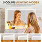 Makeup Vanity White Desk With Multifunctional Mirror