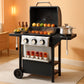 Three-Burner Propane Grill 30,000 BTU Stainless Steel