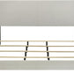 Cream Upholstered California King Platform Bed Frame