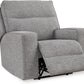 Gray Power Recliner With Adjustable Comfort For Living Room