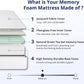 Full Size Green Tea Memory Foam Mattress Bed Comfort