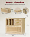Three Drawer Locking File Cabinet Woodgrain Finish