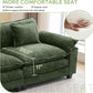 120 Inches Emerald Chenille Modular Sectional Sofa