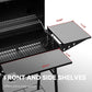 Large Barrel Charcoal Grill With Upgraded Shelving