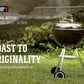 Weber Original Eighteen Inch Charcoal Grill JetBlack