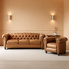 Two Piece Air Leather Sofa Set For Living Room Home Decor-0