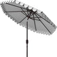 Venice Outdoor Nine Foot Round Umbrella Weatherproof