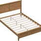 Premium Distressed Solid Wood FullSize Platform Bed