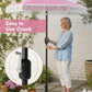 6 Foot White Patio Outdoor Umbrella Weather Resistant