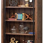 Spacious Brown Contemporary Bookcase With Five Shelves