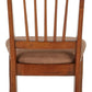 Berringer 18 Inch Rustic Dining Chair Set With Cushions Brown
