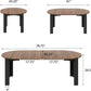 Walnut wood Oval Extendable Dining Table With Leaves