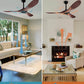 52Inches Weather proof Outdoor Ceiling Fan No Light Remote