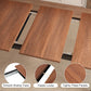 63 Inch Extendable Dining Table Classic Rustic Chic