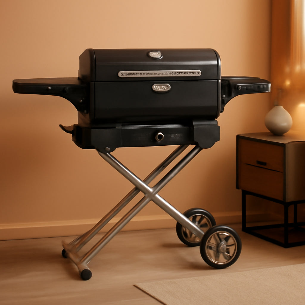 Portable Charcoal Grill Smoker With Analog Control