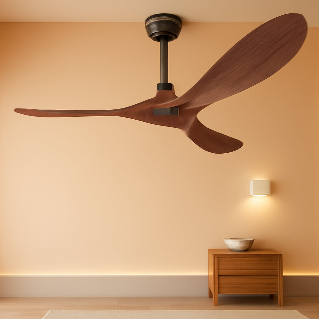 52Inches Weather proof Outdoor Ceiling Fan No Light Remote