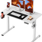 40x24 Electric Height Adjustable Standing Desk White