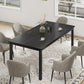 71 Inch Industrial Grade Dining Table Metal Frame Set