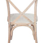2 Pack Lime Wash X Back Dining Chairs Stackable For Banquet Hall And Dining Room Areas